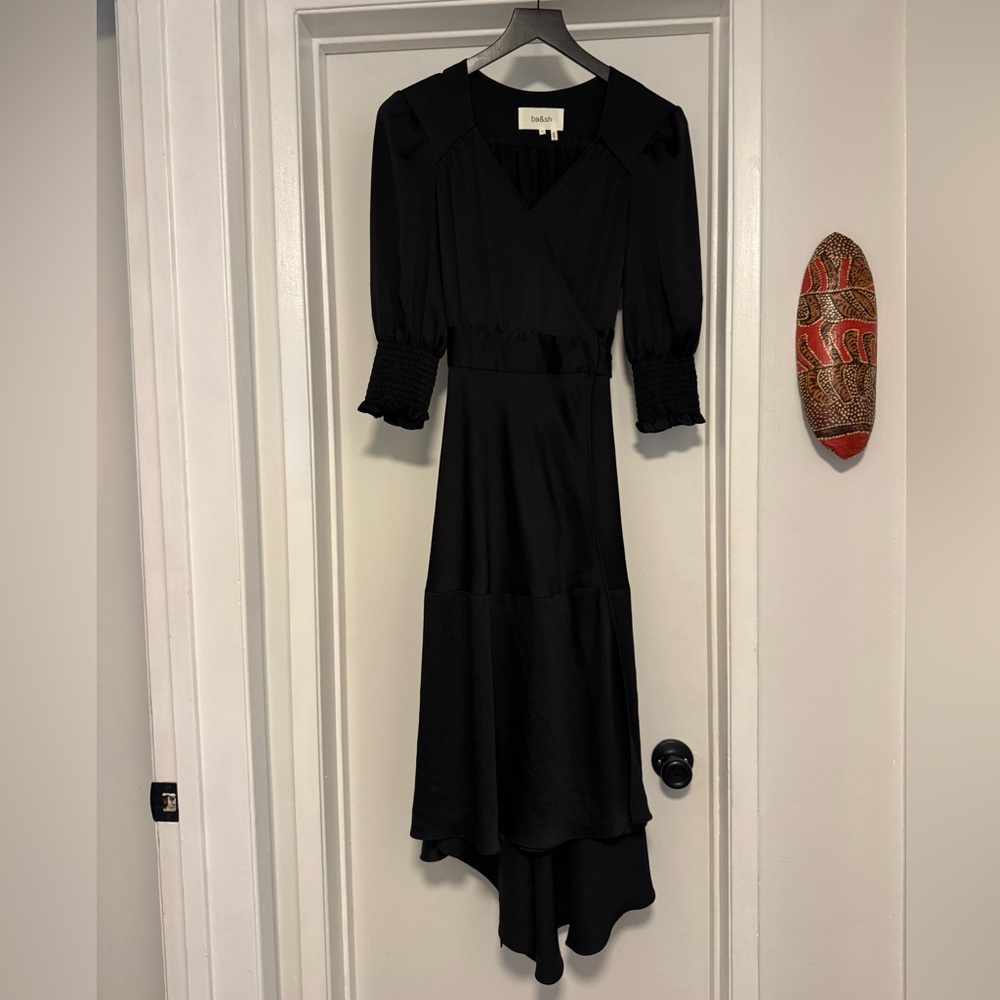 ba&sh Black High Low Women's Dress